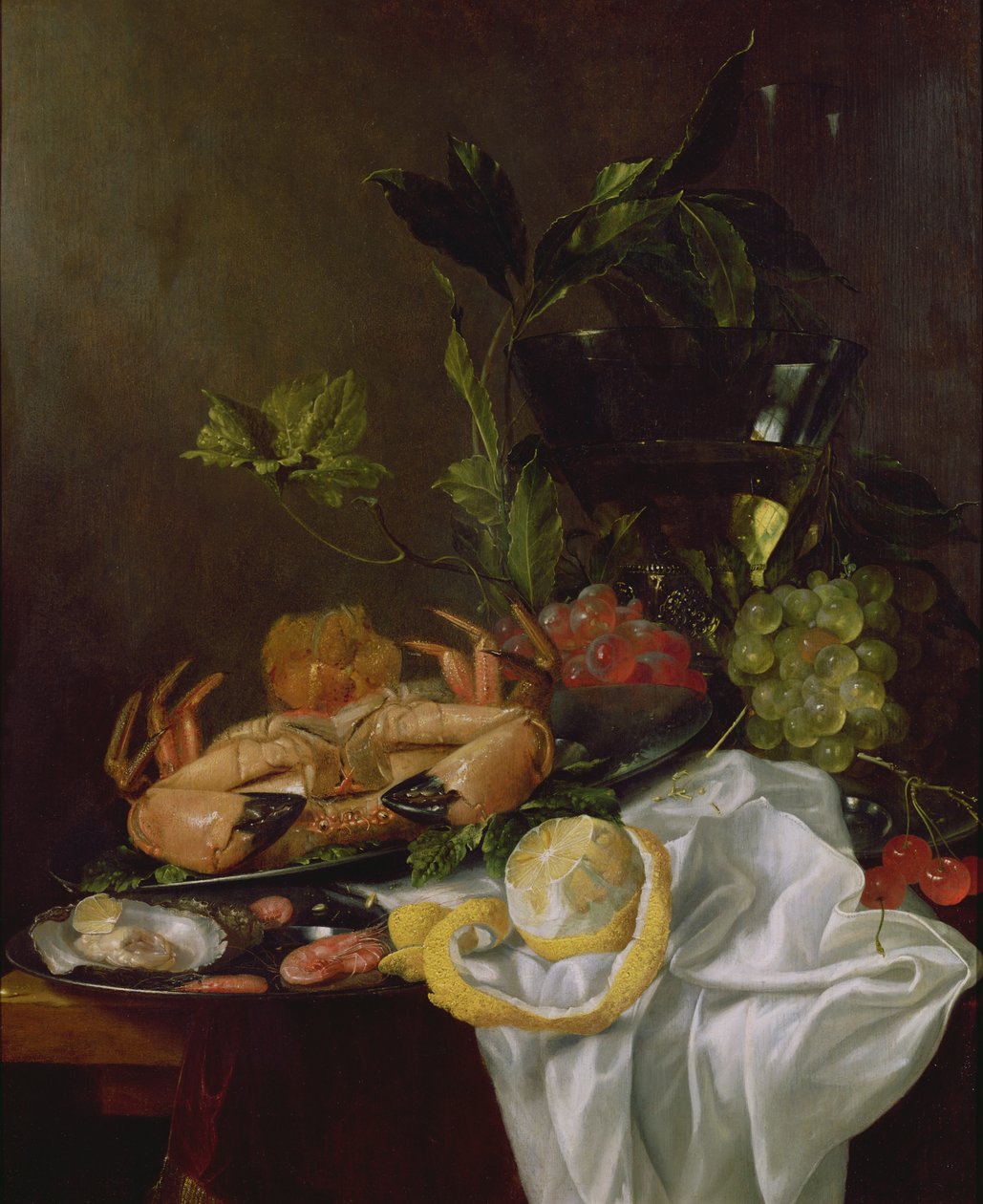 Asetelma, 1600-luku tekijältä Pieter de Ring