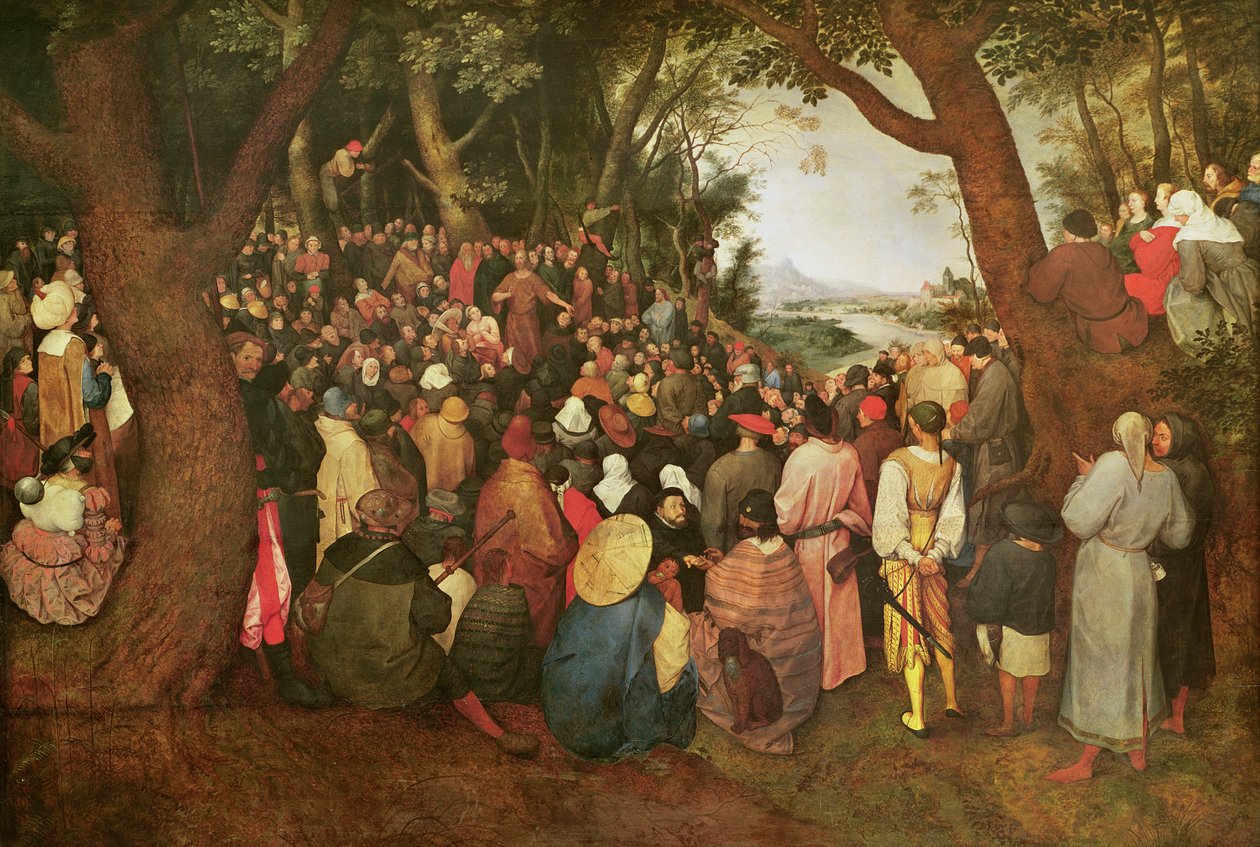 Johannes Kastajan saarna, 1566 (öljy puulle) tekijältä Pieter Bruegel the Elder