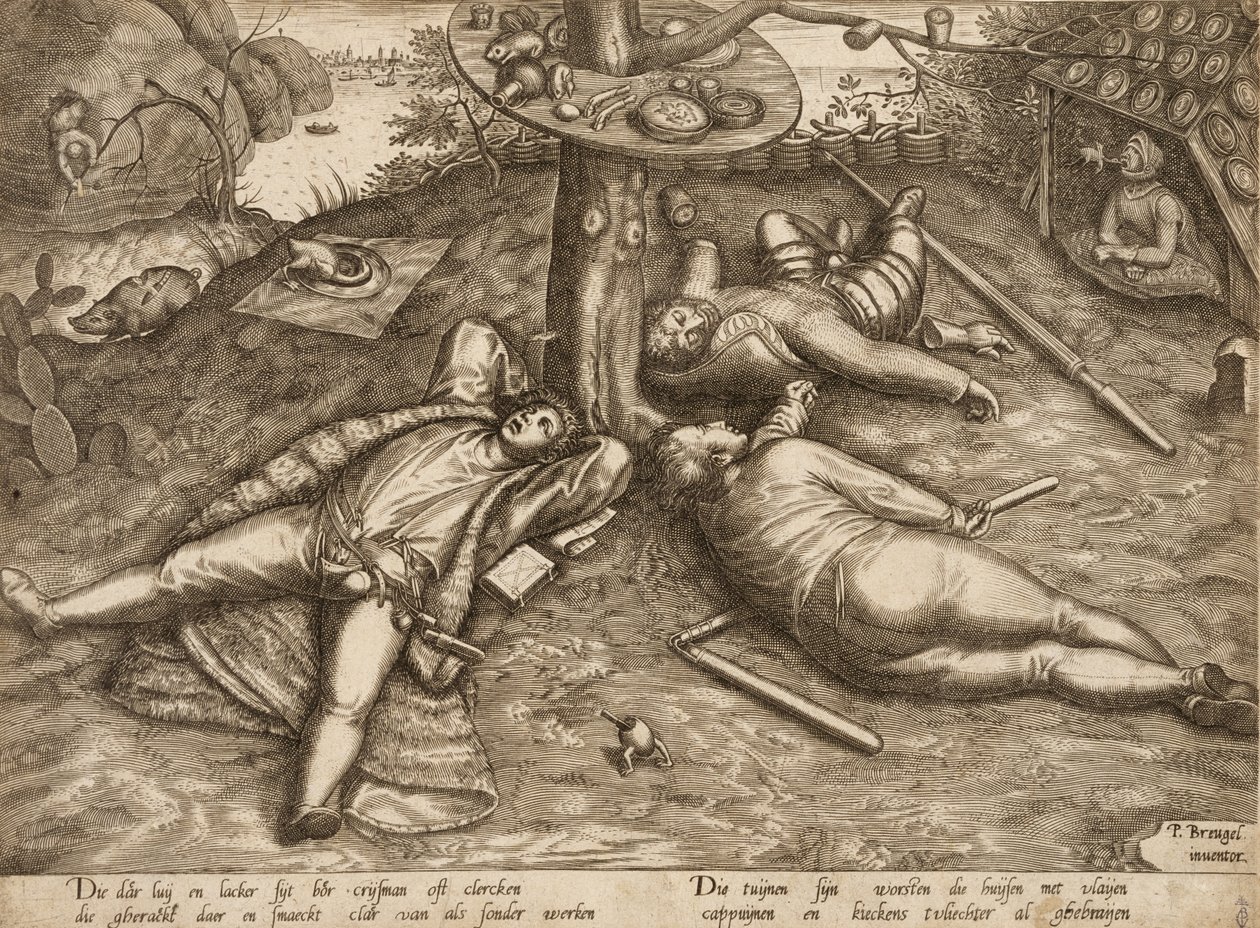 Runsauden maa tekijältä Pieter the Elder after Bruegel