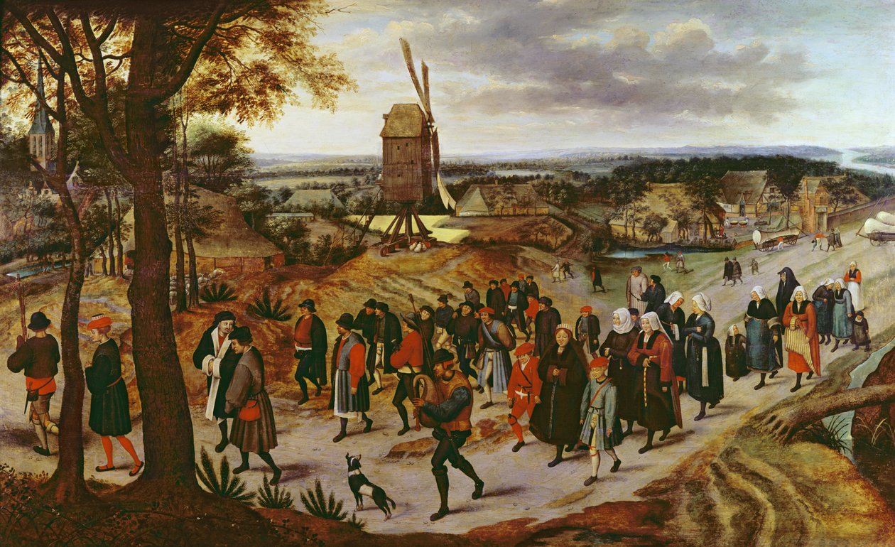 Hääkulkue tekijältä Pieter Brueghel the Younger