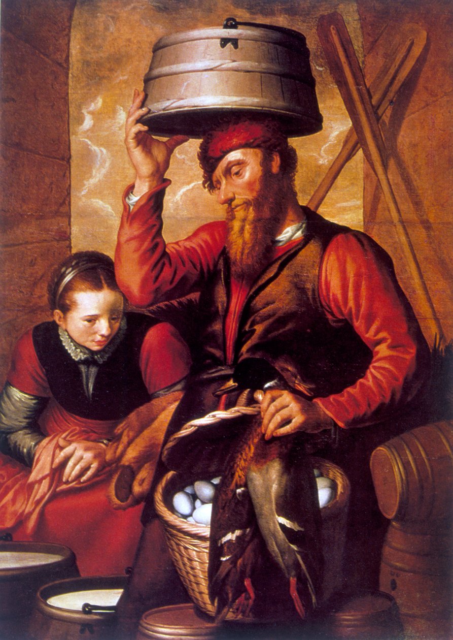 Pelinjakaja, 1500-luku tekijältä Pieter Aertsen