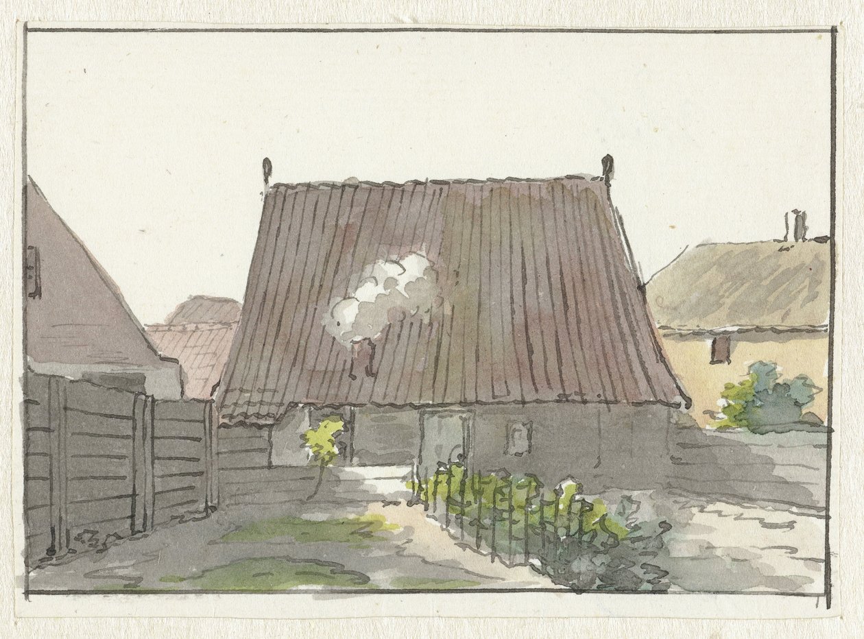 Talo takapihalla tekijältä Pieter Bartholomeusz. Barbiers