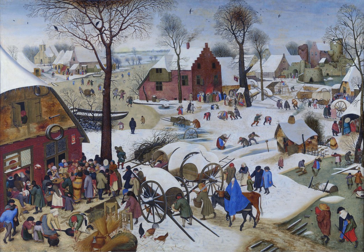 Verkostoituminen Betlehemissä tekijältä Pieter Breughel the Younger