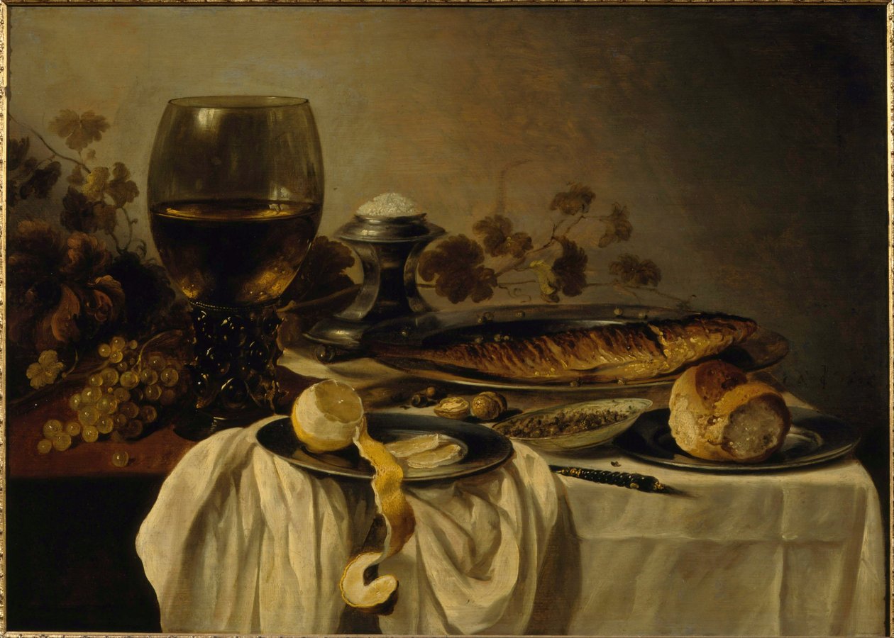 Aamiainen tekijältä Pieter Claesz