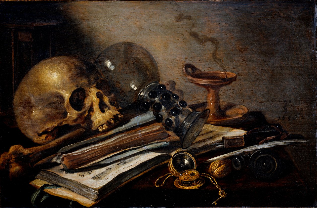 Asetelma, Vanity tekijältä Pieter Claesz
