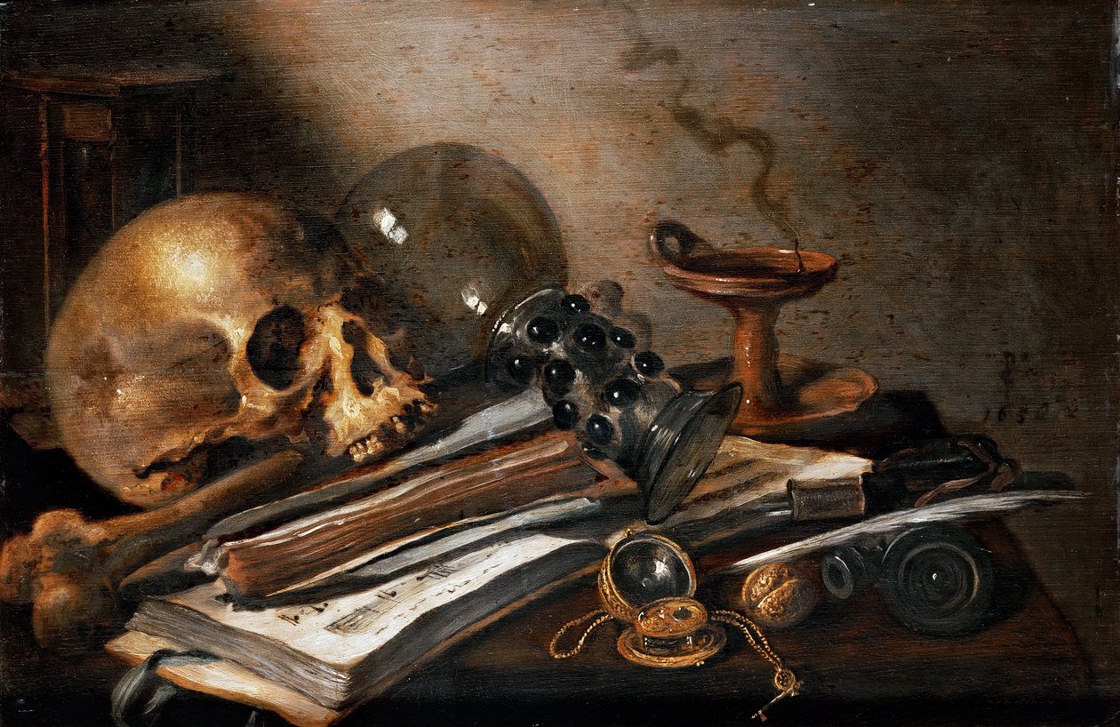 Asetelma, Vanity tekijältä Pieter Claesz