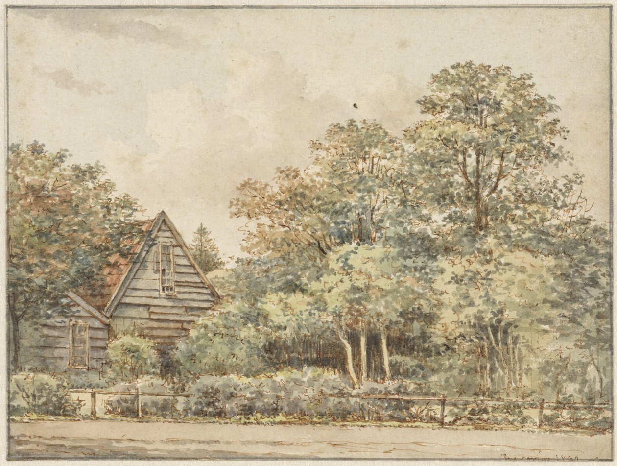 Talo metsäisellä alueella tekijältä Pieter Ernst Hendrik Praetorius
