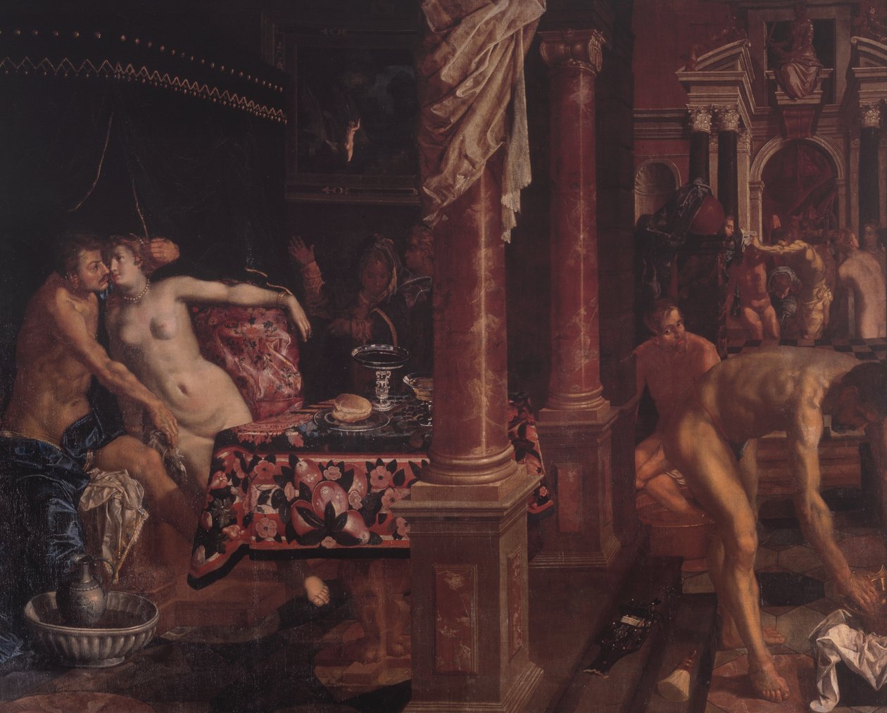 Tanskalainen:  En badstue A Bathhouse tekijältä Pieter Isaacsz