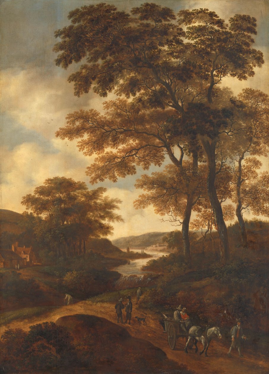 aMetsäinen maisema tekijältä Pieter Jansz. van Asch