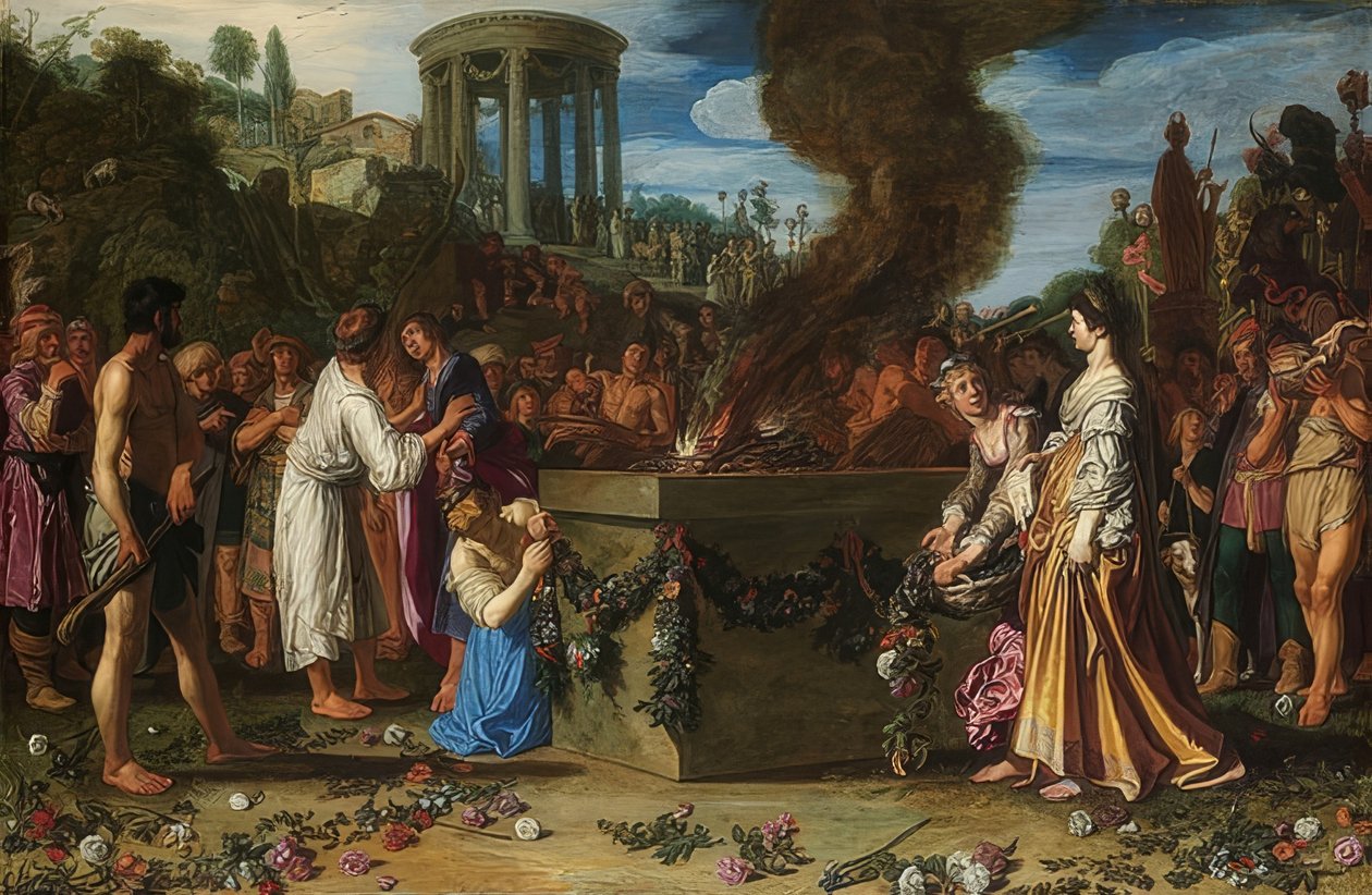 Kiista Orestesin ja Pyladesin välillä. 1614 tekijältä Pieter Lastman