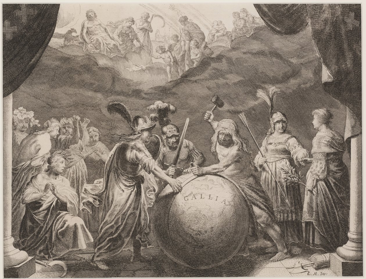Hercules palauttaa Gallian tekijältä Pieter Nolpe