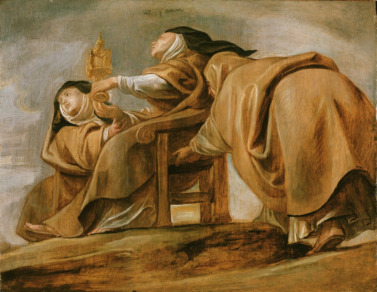 Pyhä Clara Assisilainen, 1620. tekijältä Pieter Paul Rubens