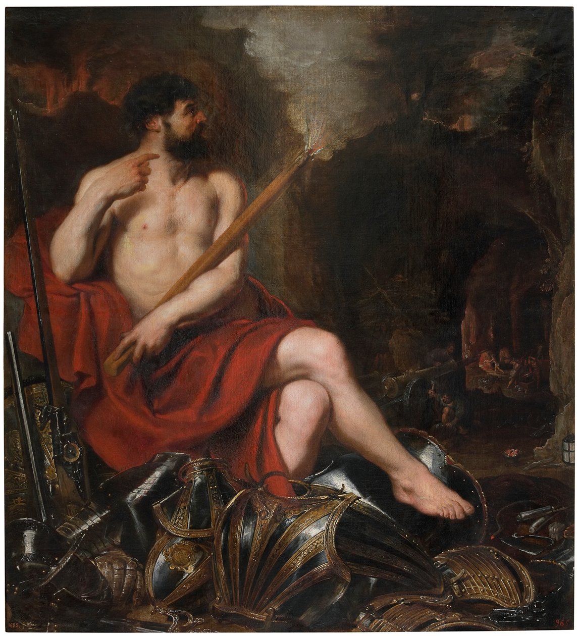 Vulkaani ja tuli, 1600-luku. tekijältä Pieter Paul Rubens