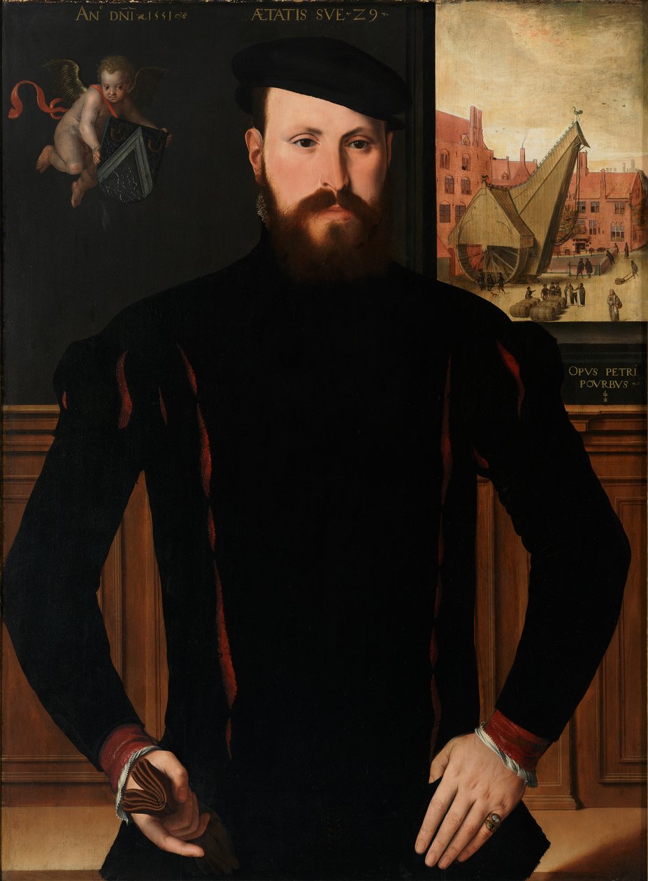 Jan van Eyewerven muotokuva, 1551. tekijältä Pieter Pourbus
