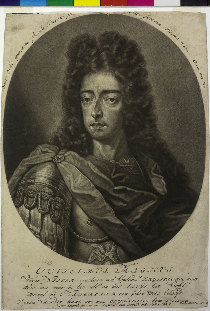 Oranian prinssi William III tekijältä Pieter Schenk