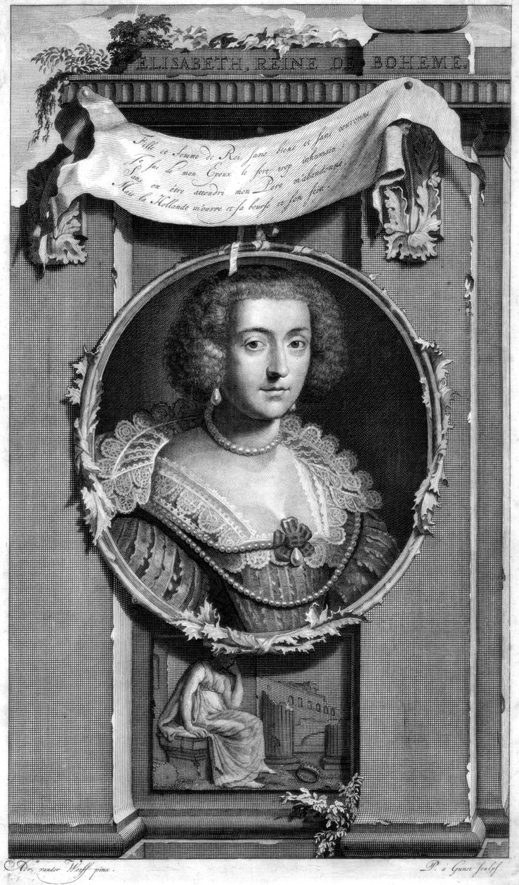 Elizabeth of Bohemia, 1697. tekijältä Pieter Stevens van Gunst