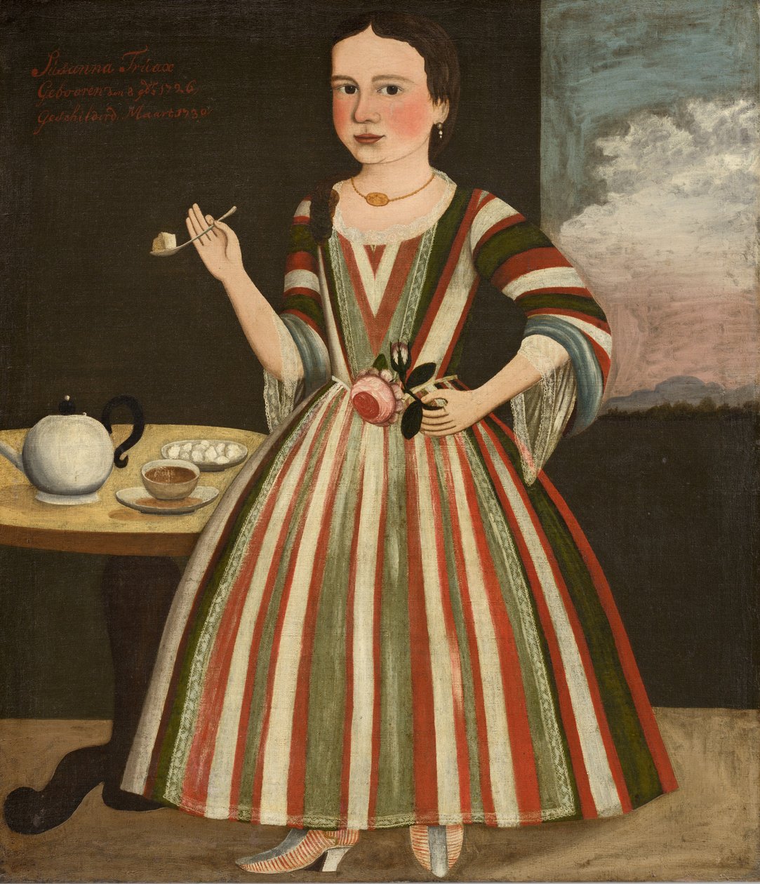 Susanna Truax, 1730. tekijältä Pieter Vanderlyn