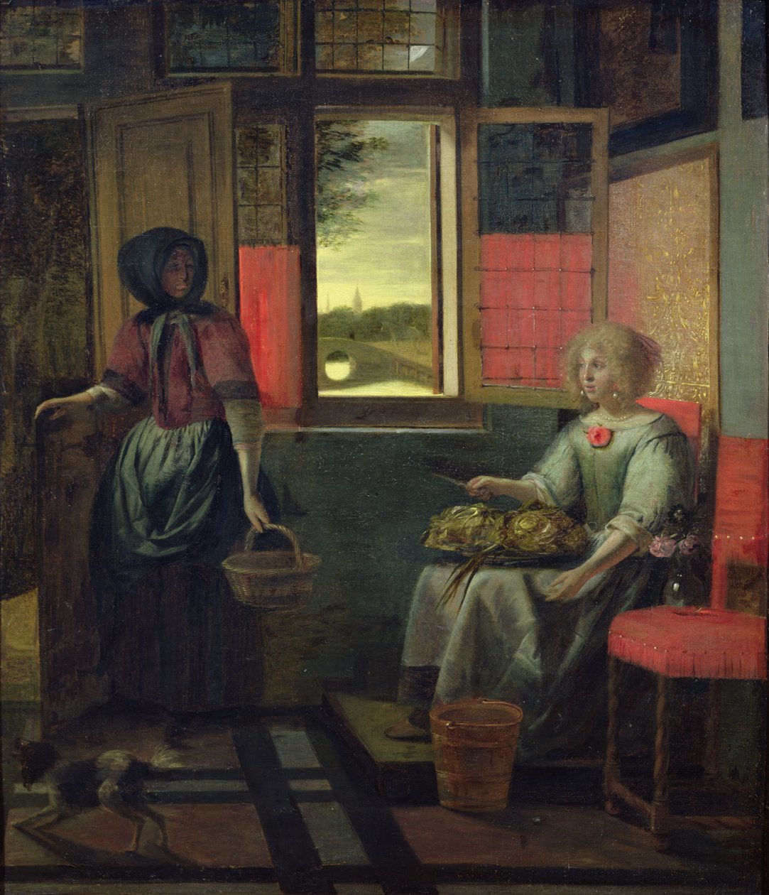 Hollantilainen sisustus tekijältä Pieter de Hooch