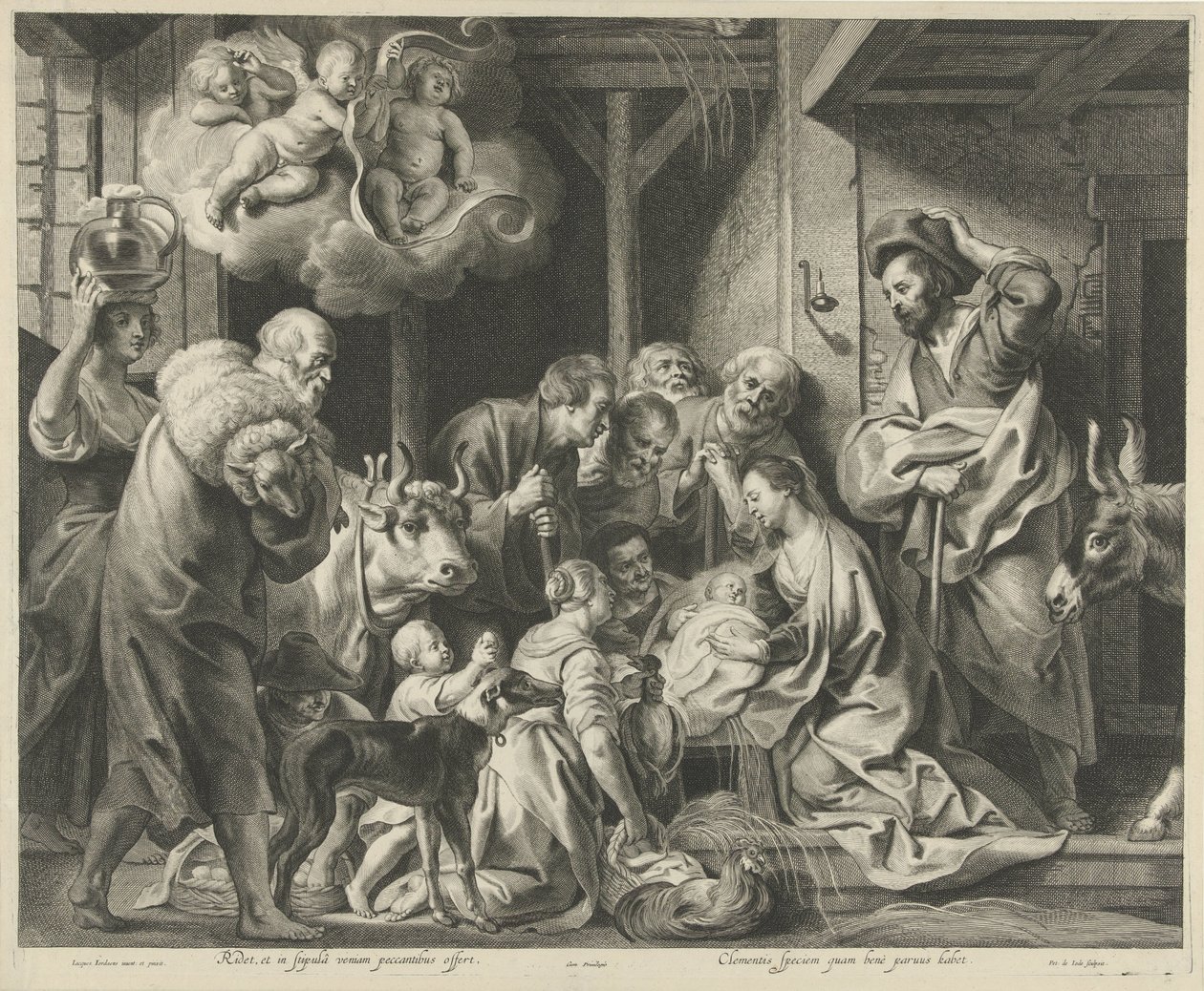 Paimenten palvonta tekijältä Pieter de Jode (II)