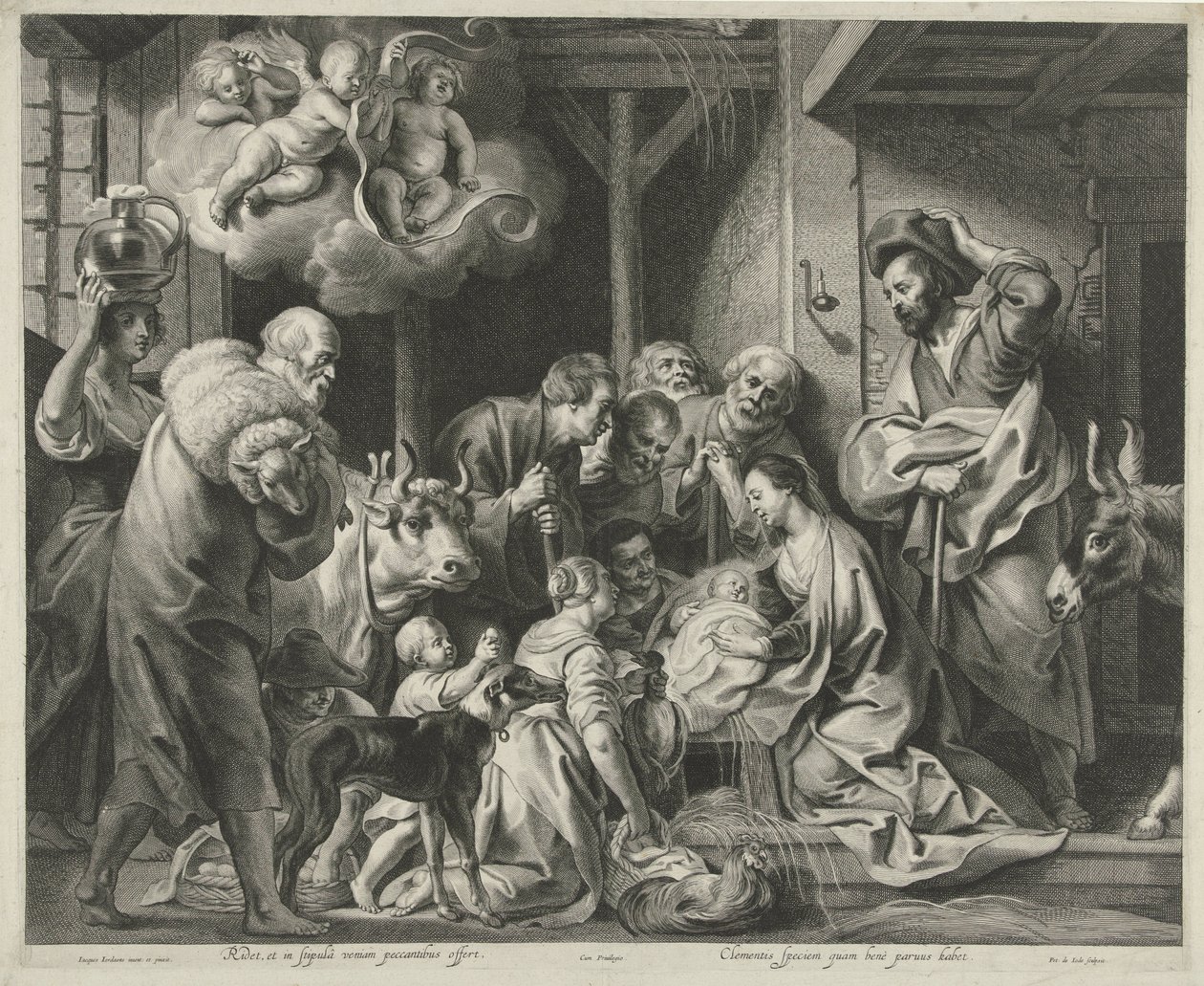 Paimenten palvonta tekijältä Pieter de Jode (II)