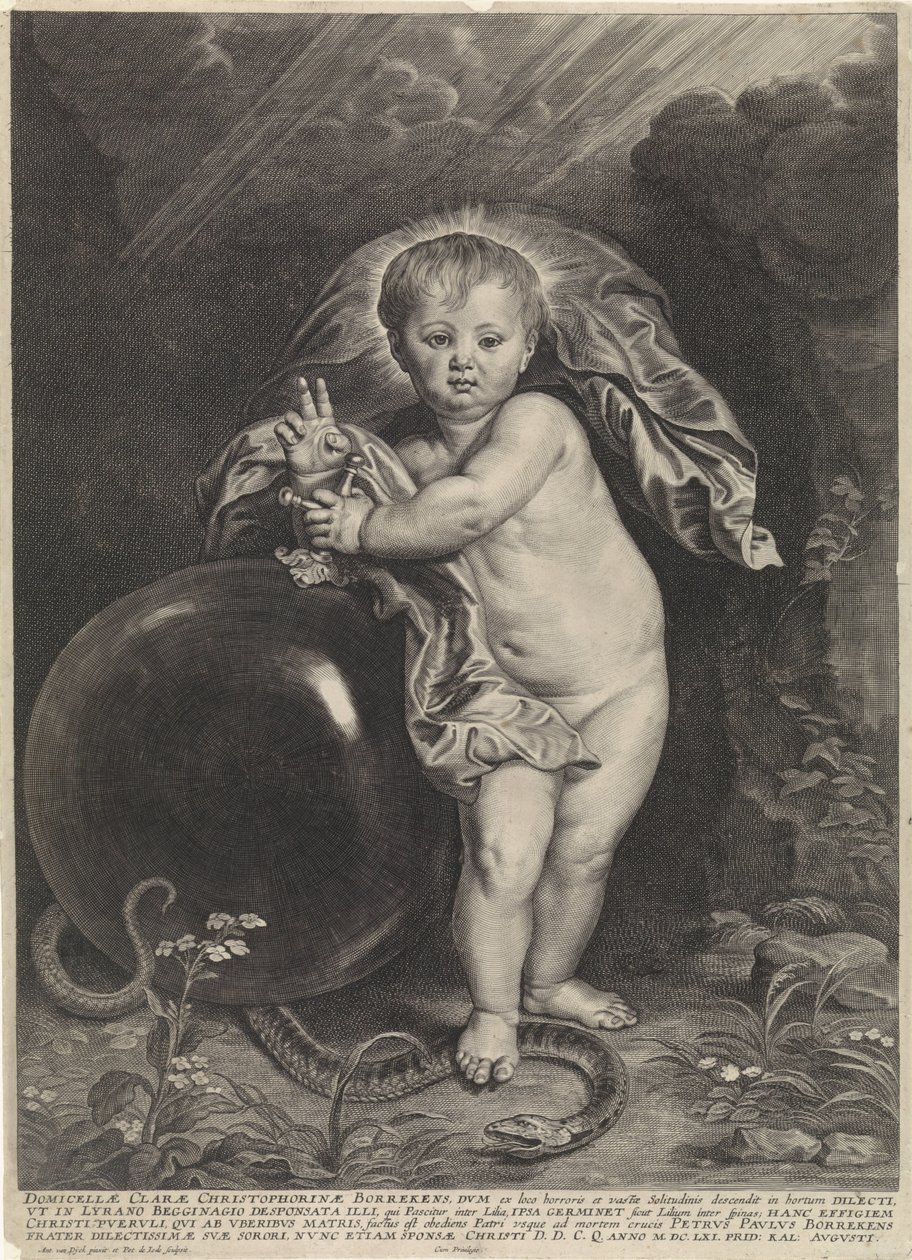 Kristus lapsi pallolla tekijältä Pieter de Jode (II)