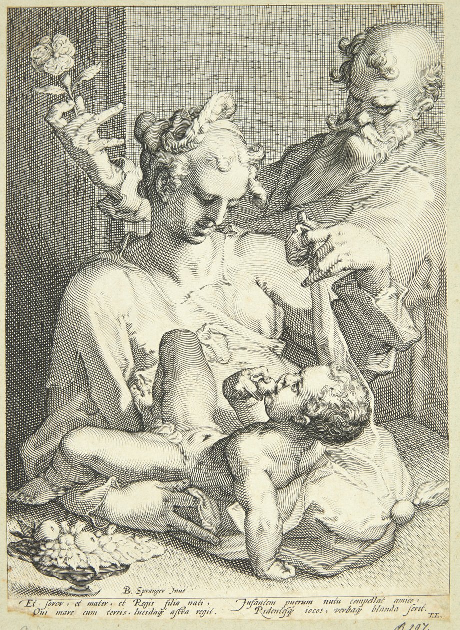 Pyhä perhe tekijältä Pieter de Jode I