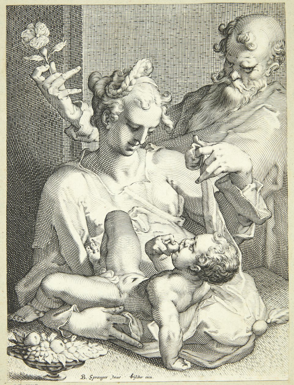 Pyhä perhe tekijältä Pieter de Jode I