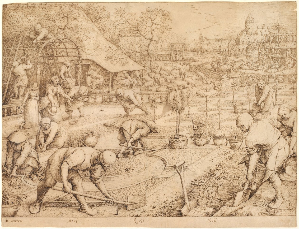 kevät tekijältä Pieter Bruegel the Elder