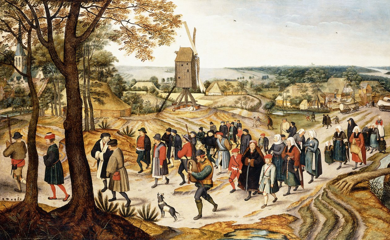 Hääkulkue, tekijältä Pieter Brueghel the Younger