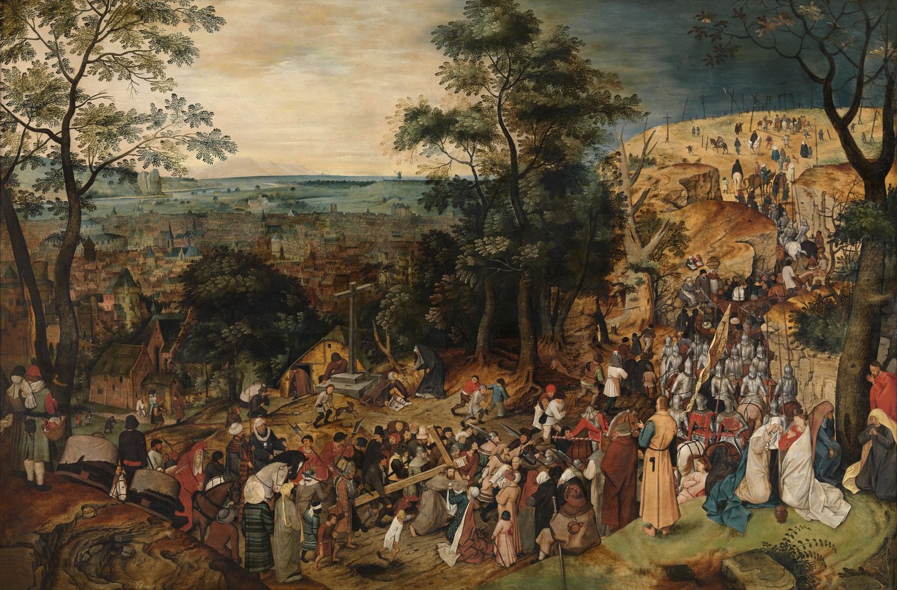 Kristus kantaa ristiä tekijältä Pieter the Younger Brueghel