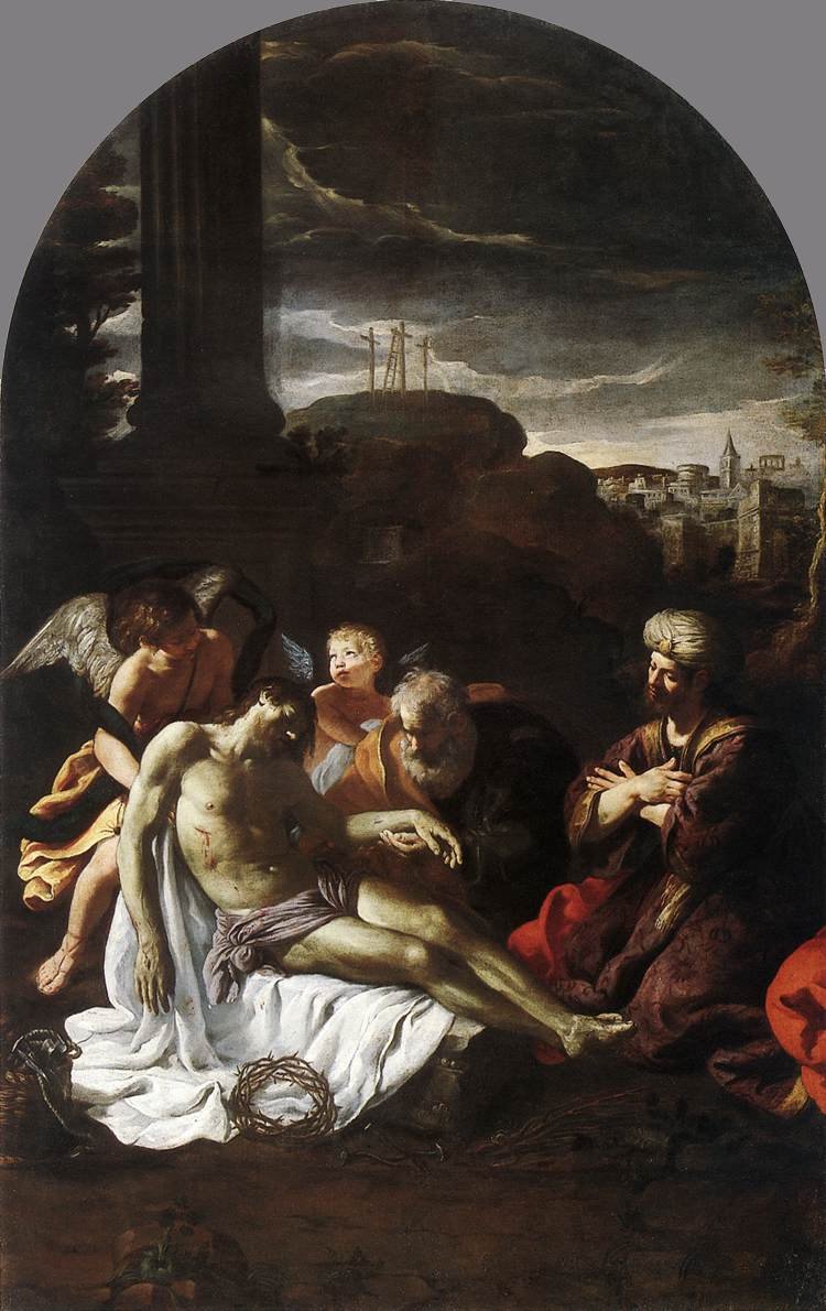 Pietà tekijältä Pietro da Cortona