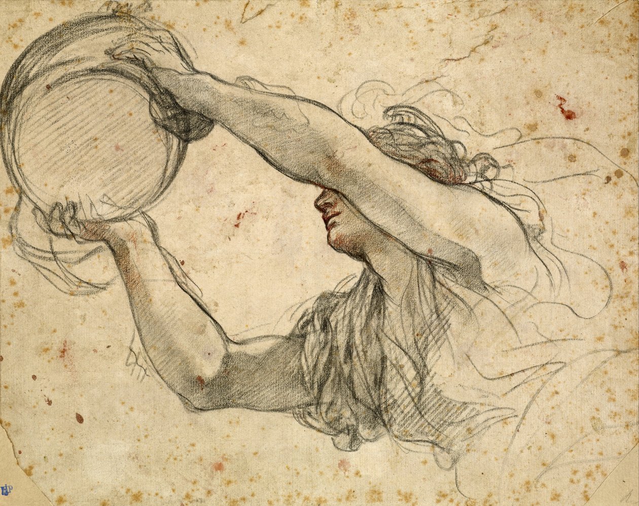 Nainen, jolla on paavin tiara tekijältä Pietro da Cortona