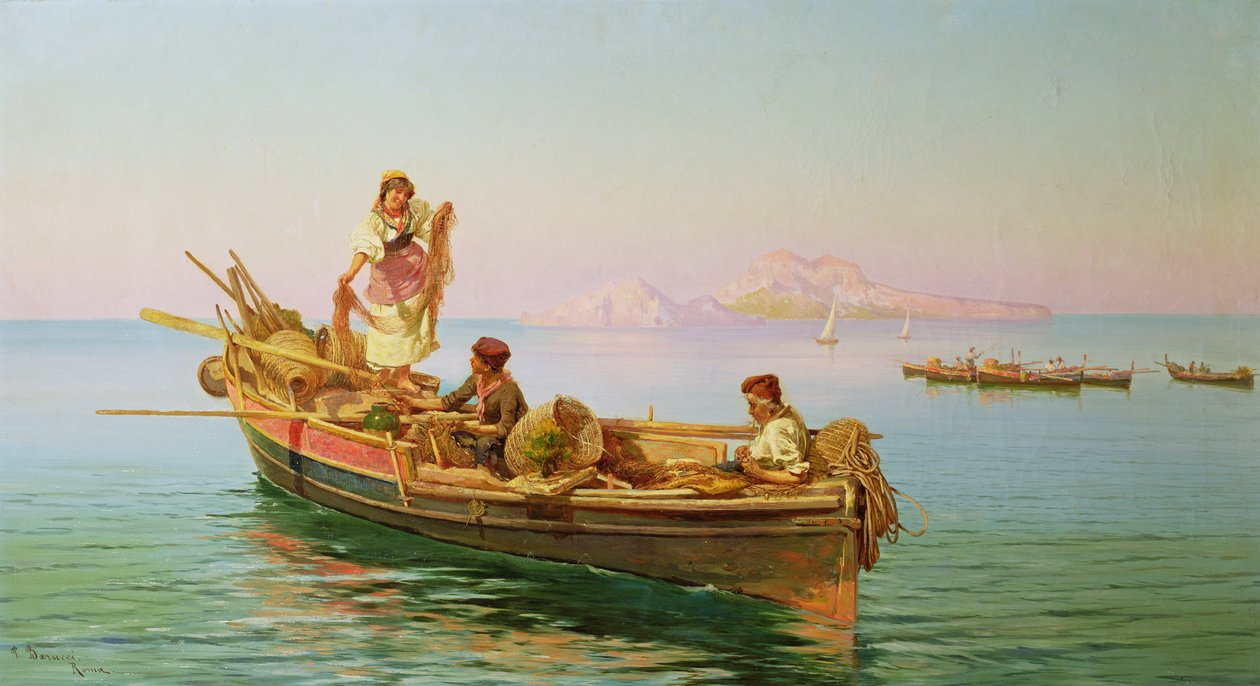 Etelä-Italian kalastuskohtaus tekijältä Pietro Barucci