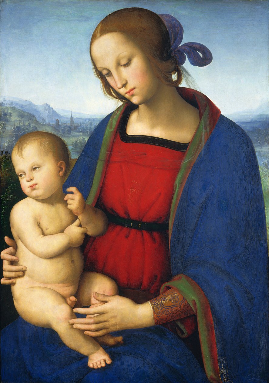 Madonna ja lapsi, noin 1500 tekijältä Pietro Perugino
