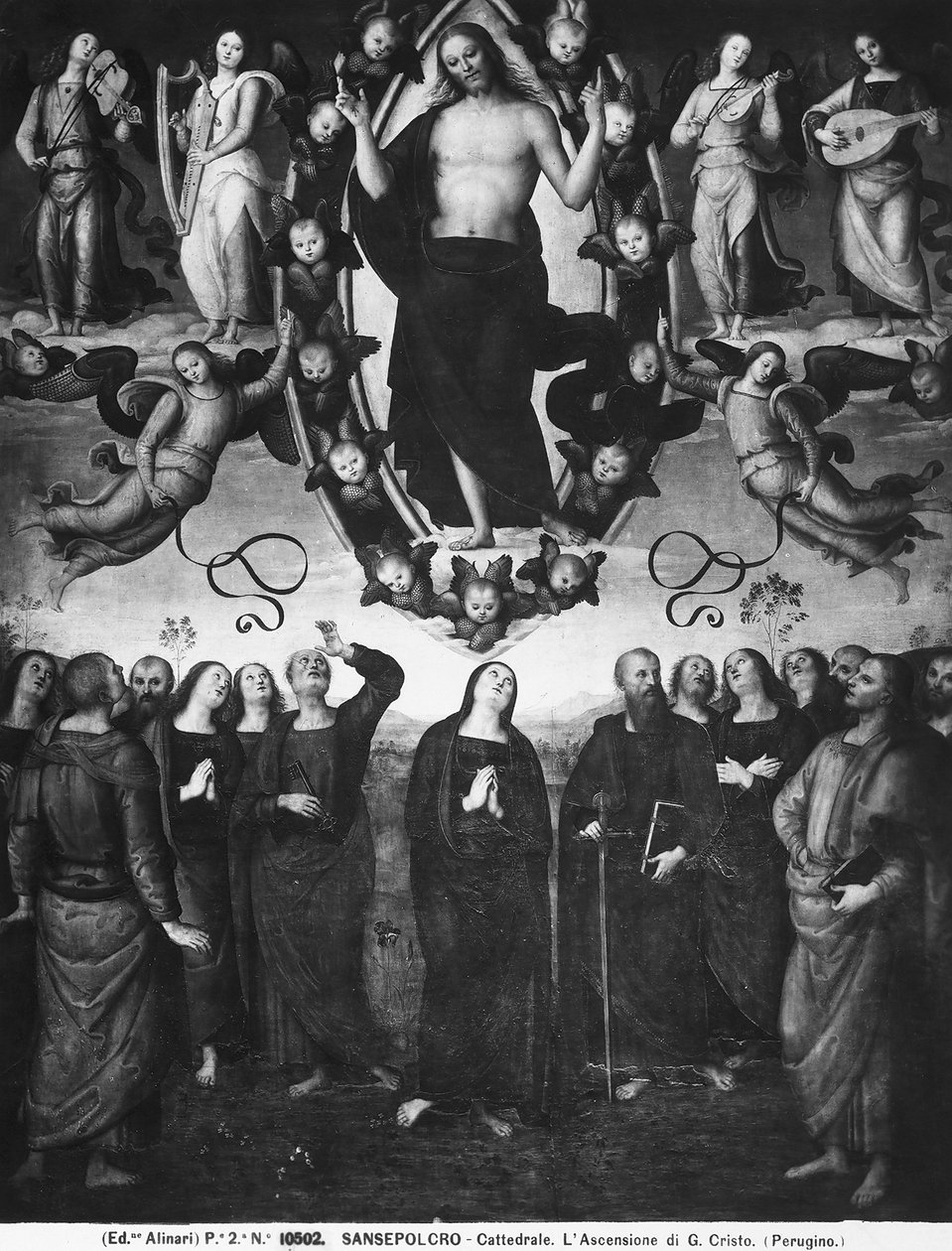 Kristuksen taivaaseenastuminen tekijältä Pietro Perugino