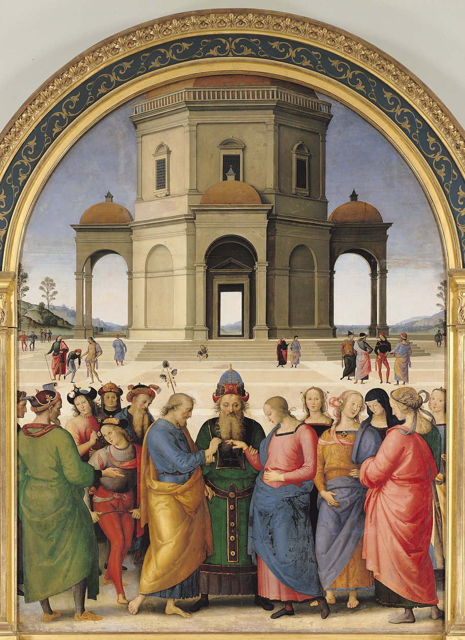 Neitsyen häät, 1500-04 tekijältä Pietro Perugino