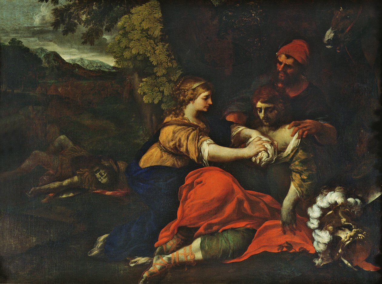 Tancred ja Erminia, n. 1640-45 tekijältä Pietro da Cortona