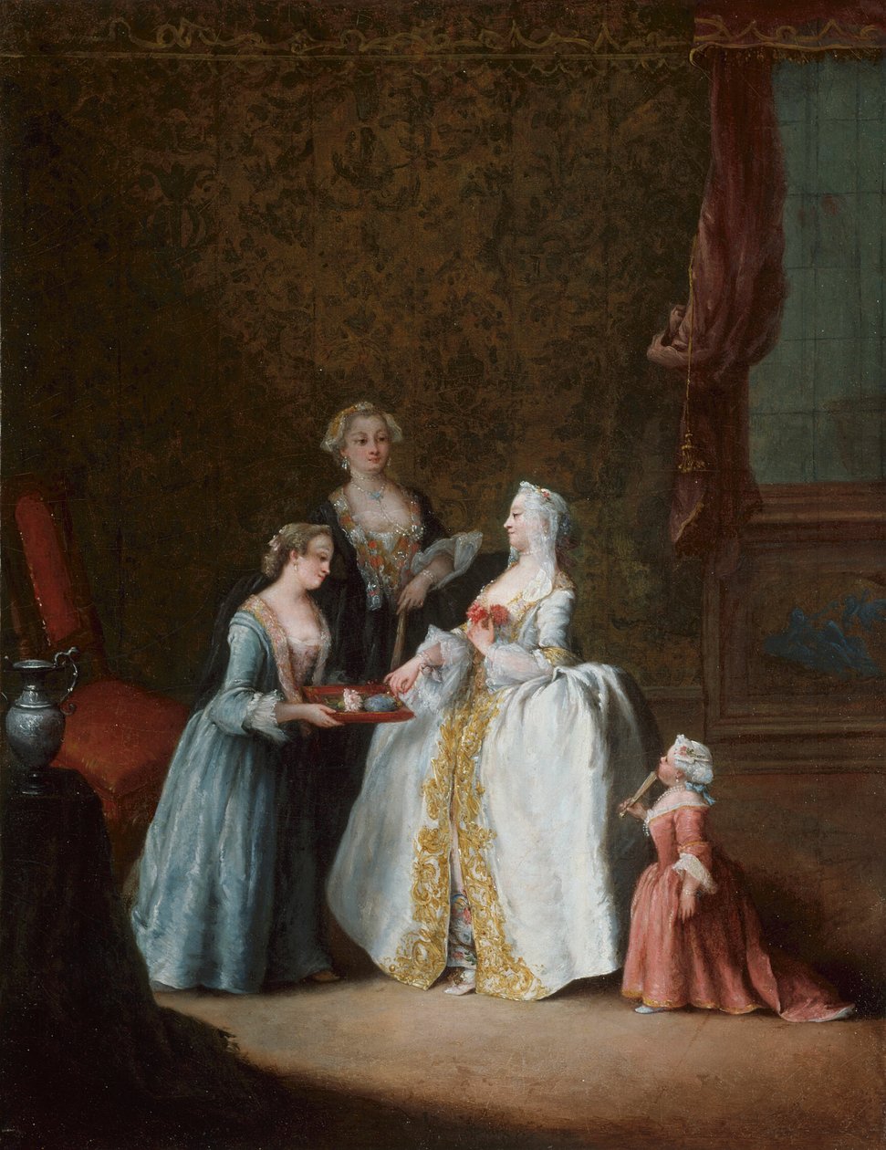 Nainen vessassaan tekijältä Pietro Longhi