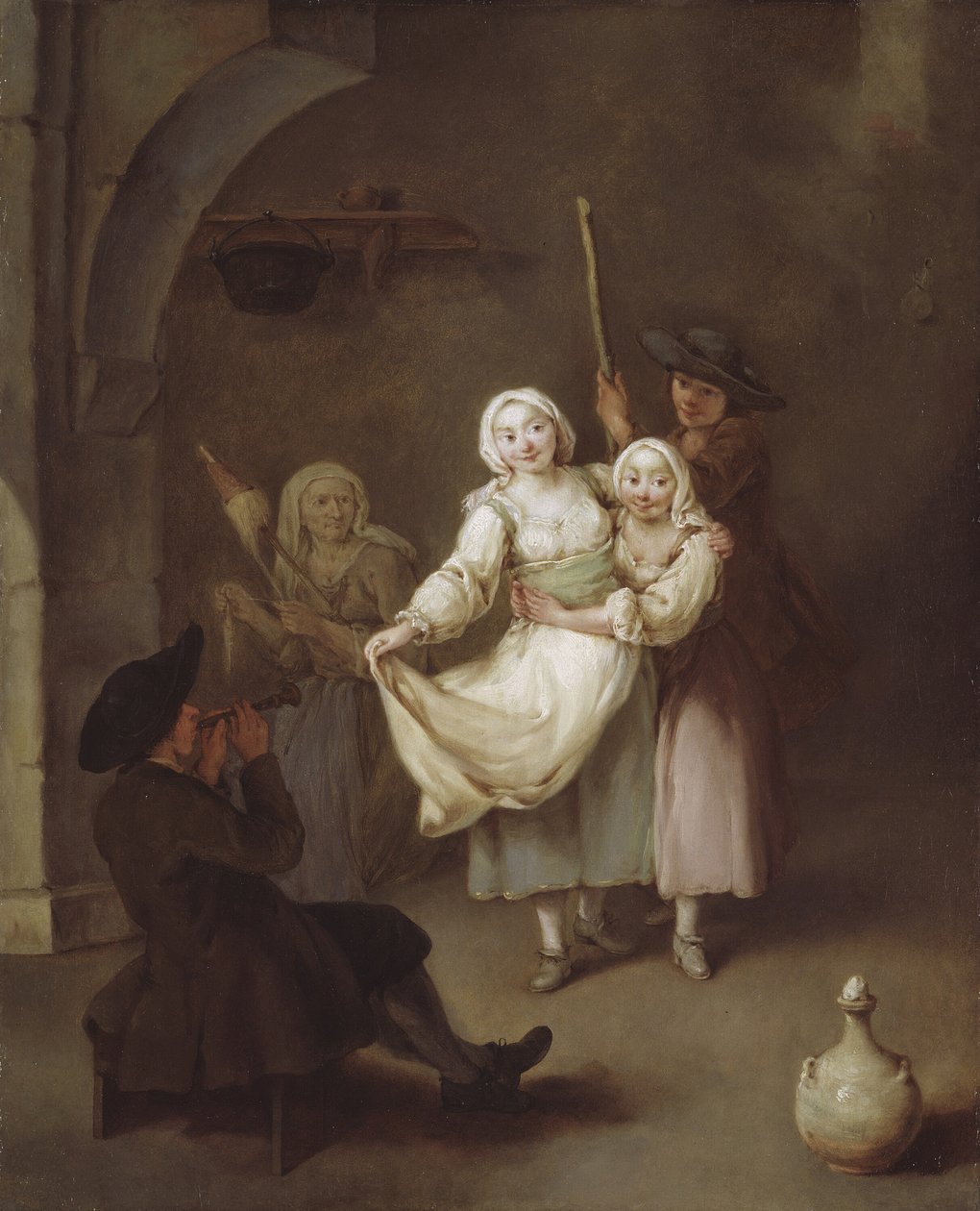 Tanssi, c. 1750. tekijältä Pietro Longhi