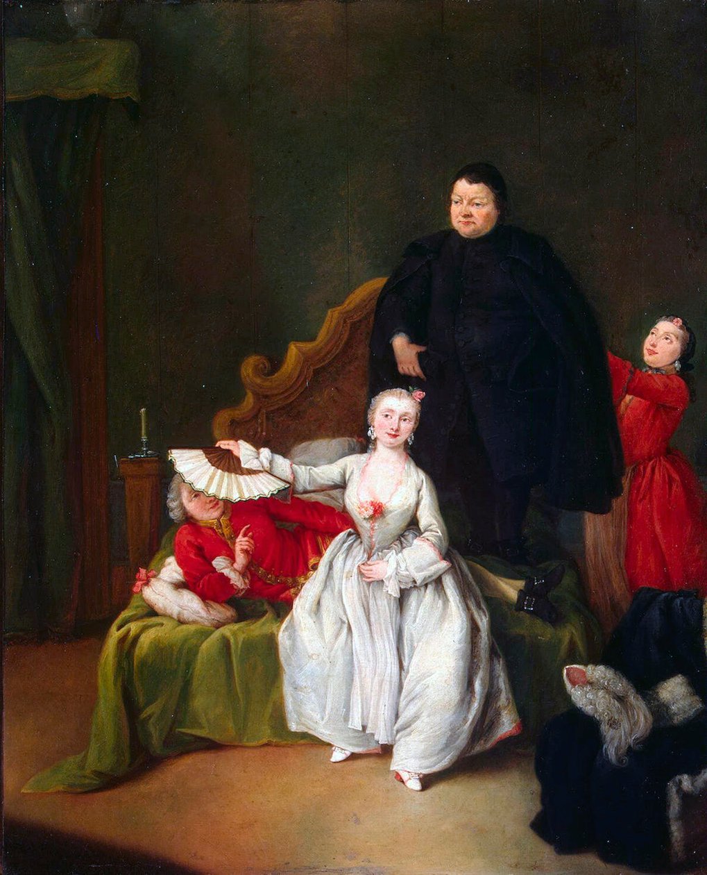 Teatterikohtaus, 1752. tekijältä Pietro Longhi