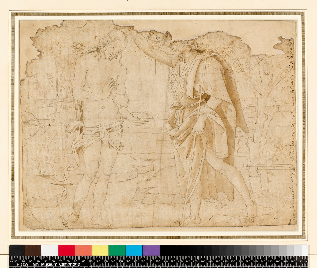 Kristuksen kaste tekijältä Pietro Perugino