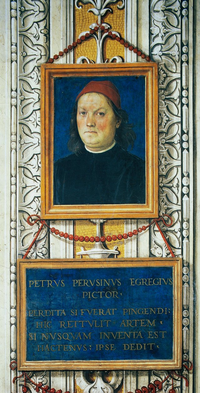 Omakuva ja otsikkolohko tekijältä Pietro Perugino
