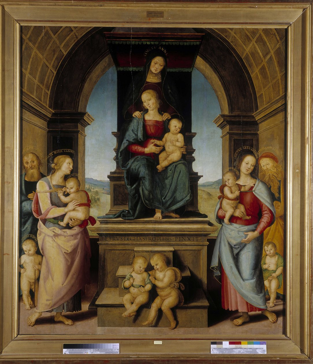 Pyhän Annan perhe tekijältä Pietro Perugino