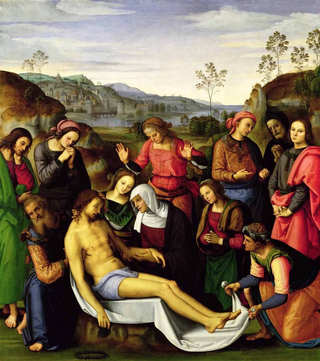 Kristuksen valitus, 1495 tekijältä Pietro Perugino