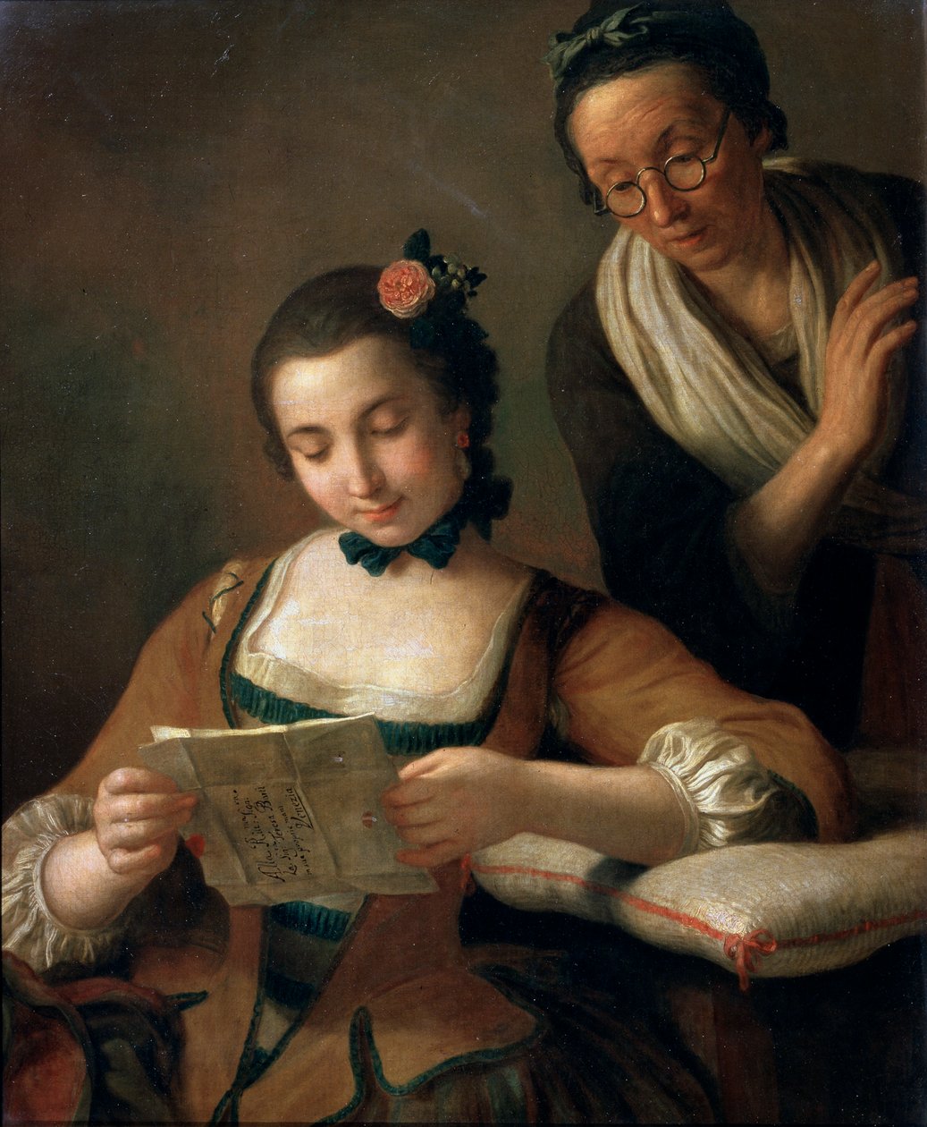 "Lukeminen", c1727-1760 tekijältä Pietro Antonio Rotari