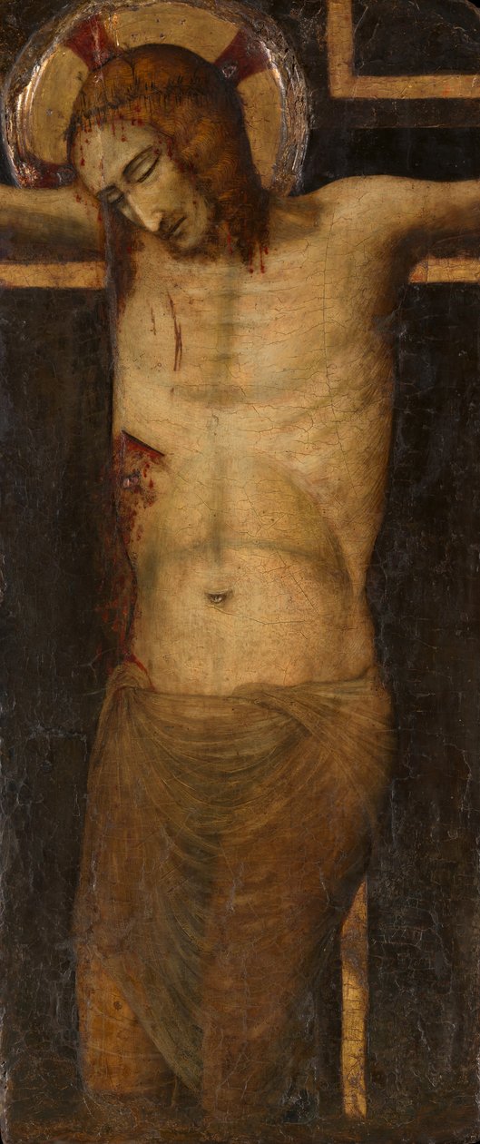 Ristiinnaulittu Kristus. tekijältä Pietro da Rimini