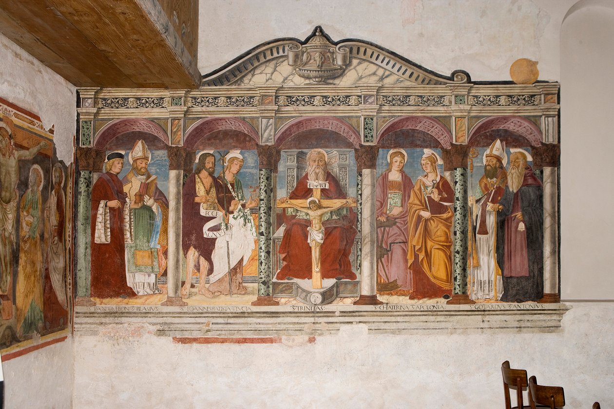 Fresko tekijältä Pietro da Vicenza