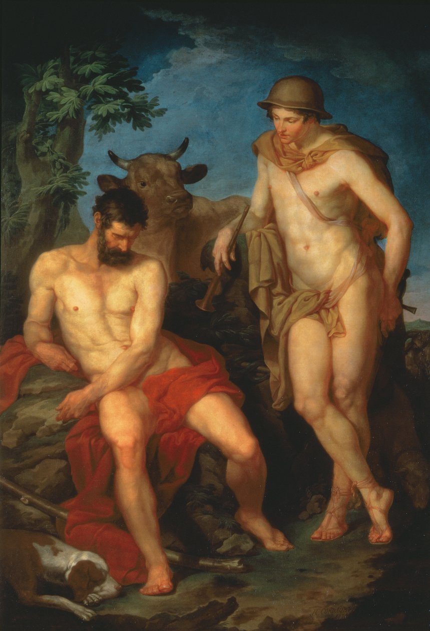 Mercury ja Argus, 1776 tekijältä Piotr Ivanovich Sokolov
