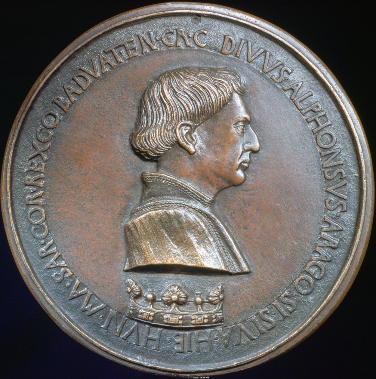 Alphonse V Aragonia, c1415-1455 tekijältä Antonio Pisanello