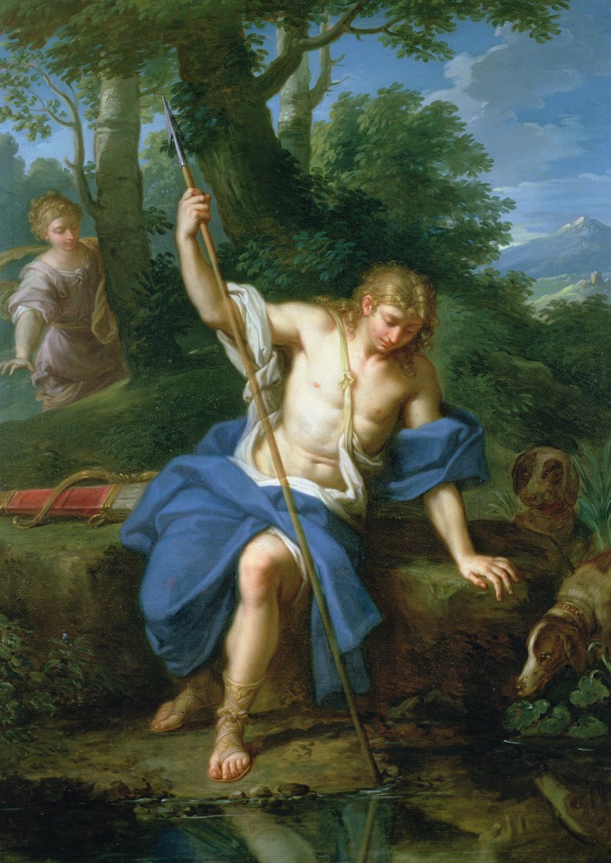 Narcissus ja Echo tekijältä Placido Costanzi